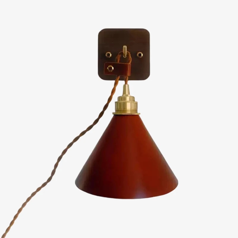 Caramel plug-in with wood wall base