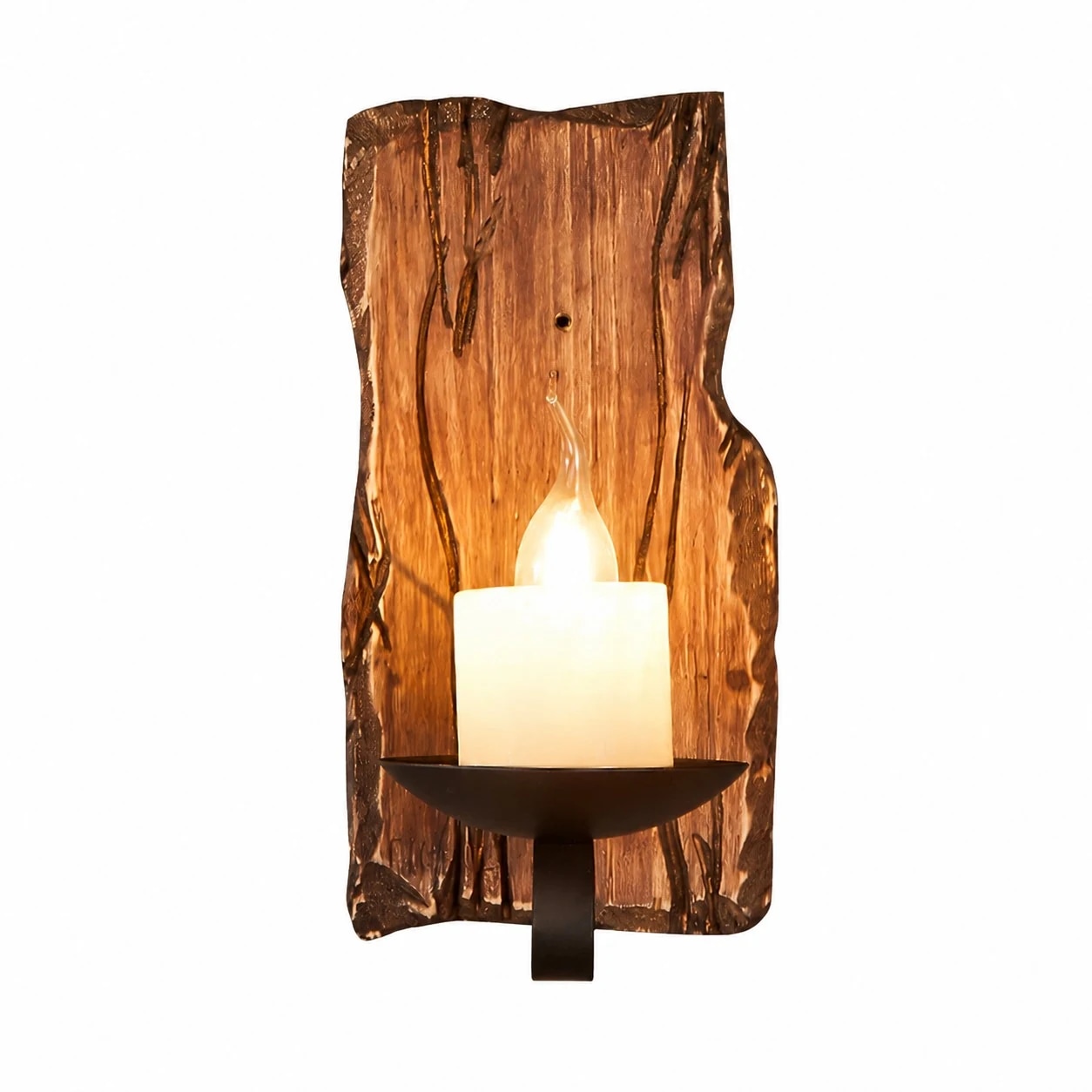 Industrial farmhouse wall lamp style option