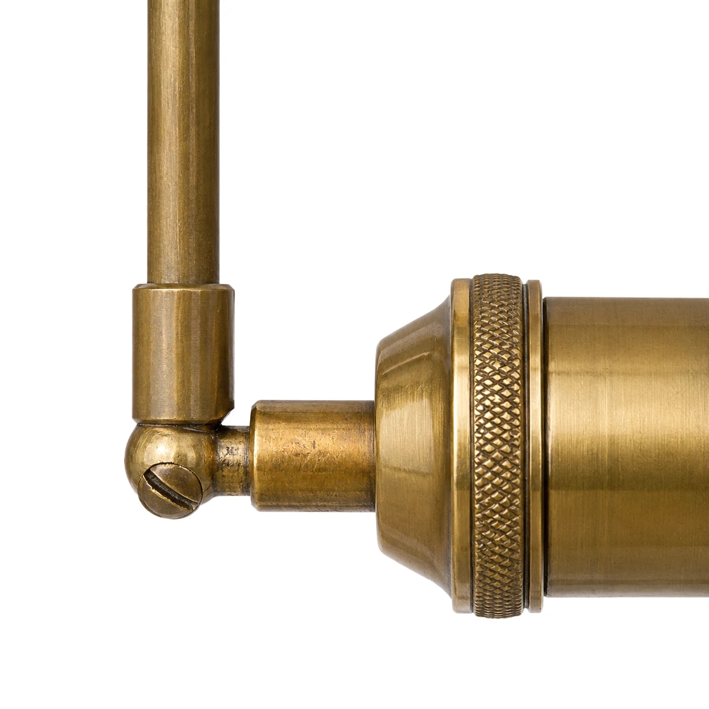 adjustable brass arm detail