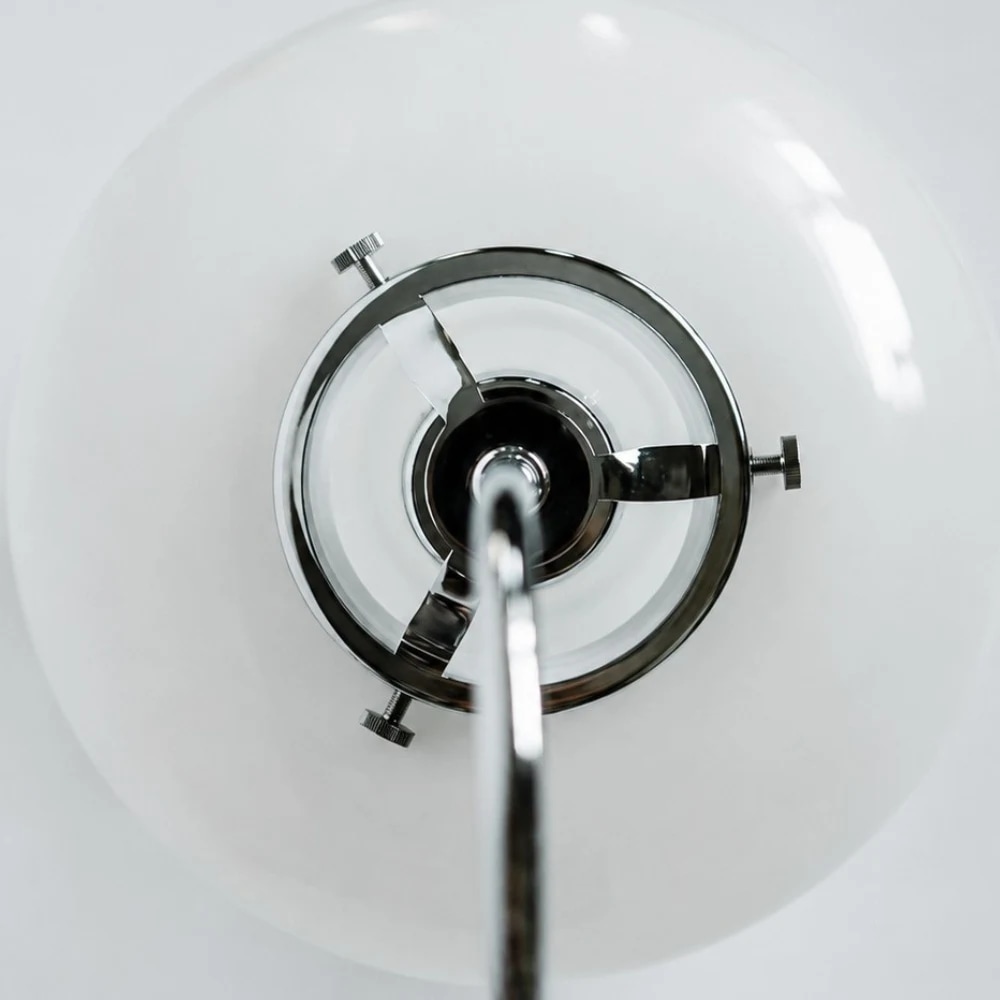Vintage Opal Glass Wall Sconce detail