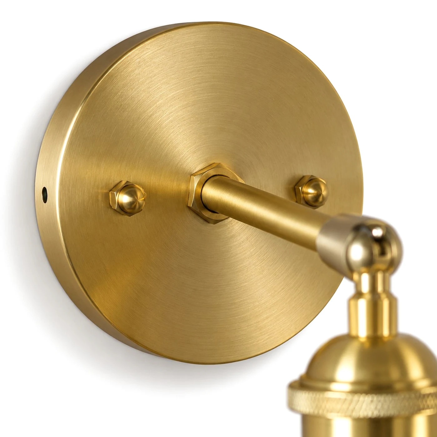 brass wall plate detail