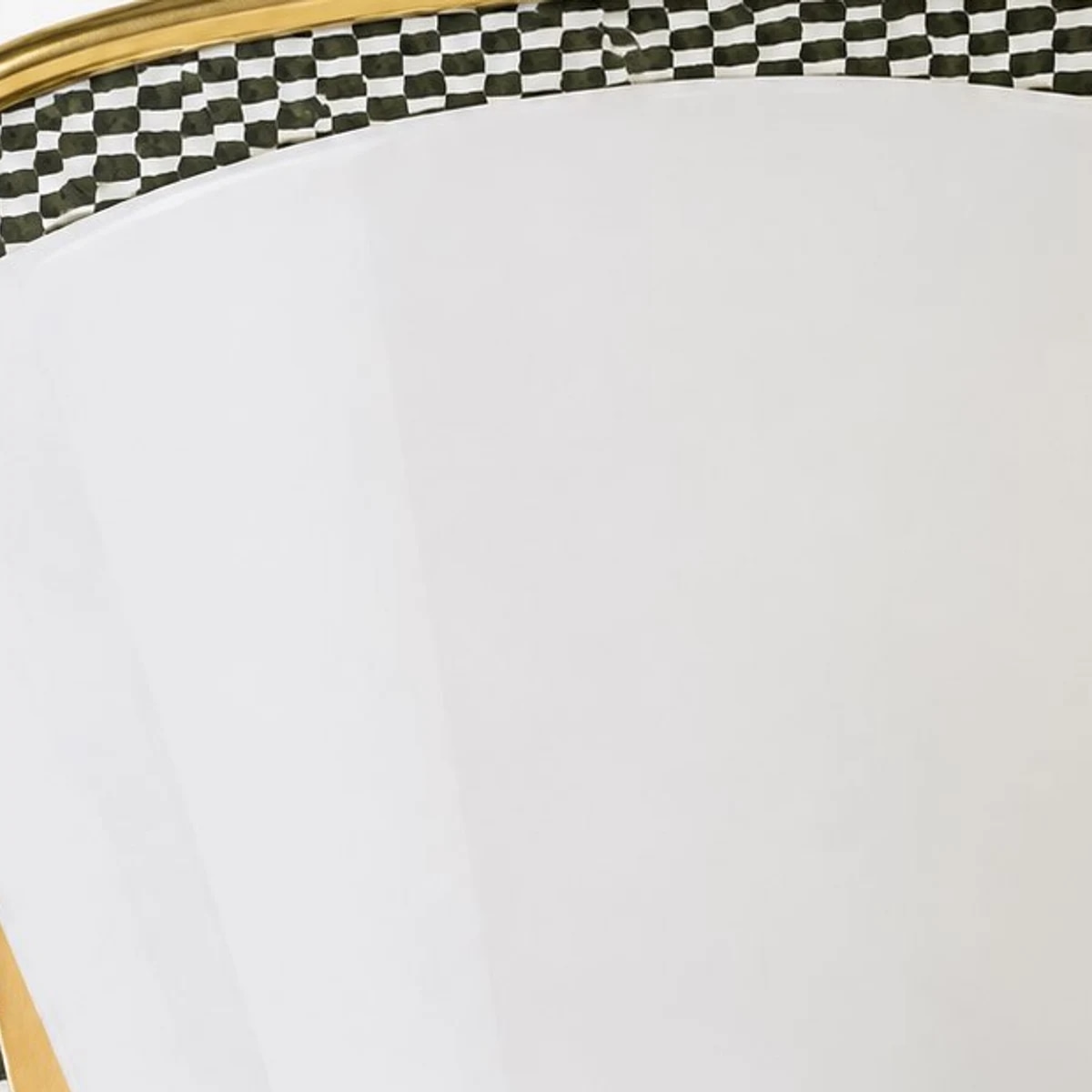 Woven-look trim detail