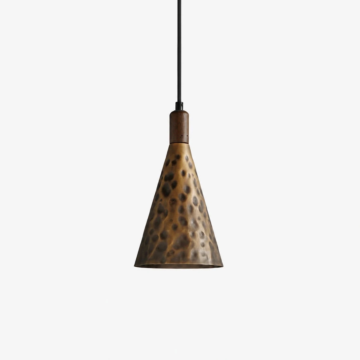 Style B Pendant hammered copper pendant