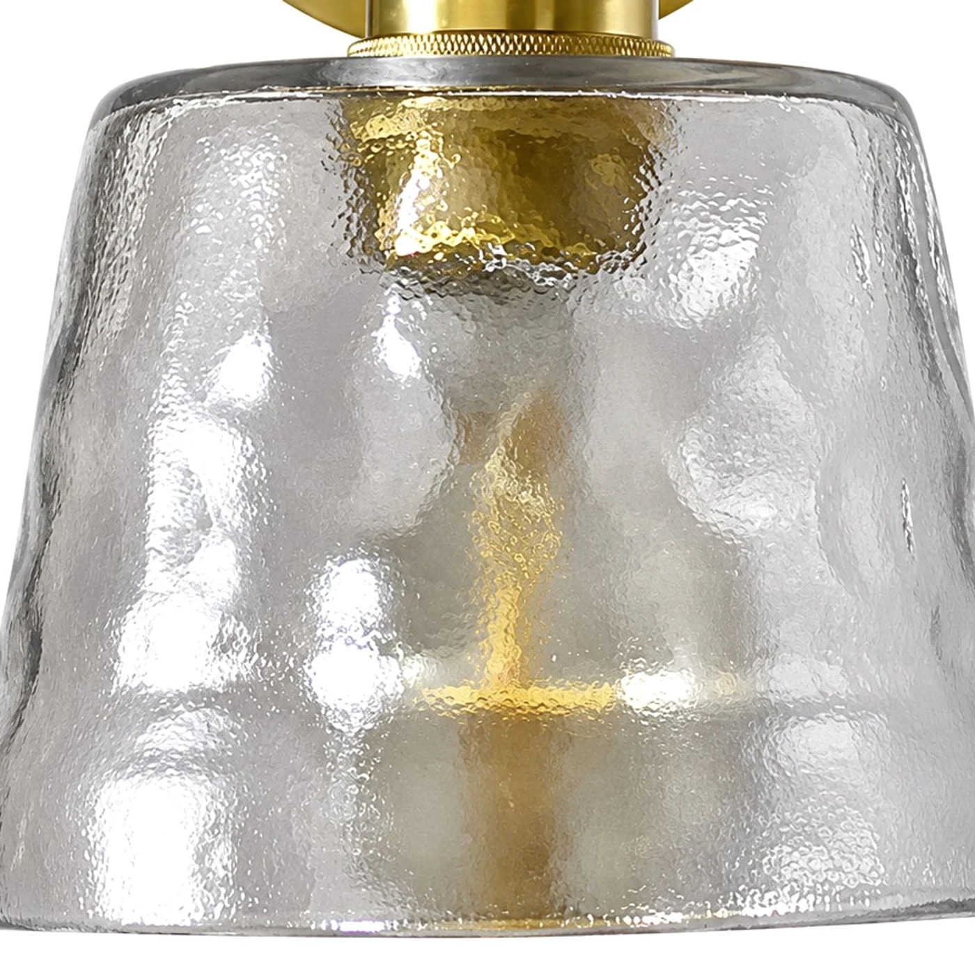 close view of the glass texture