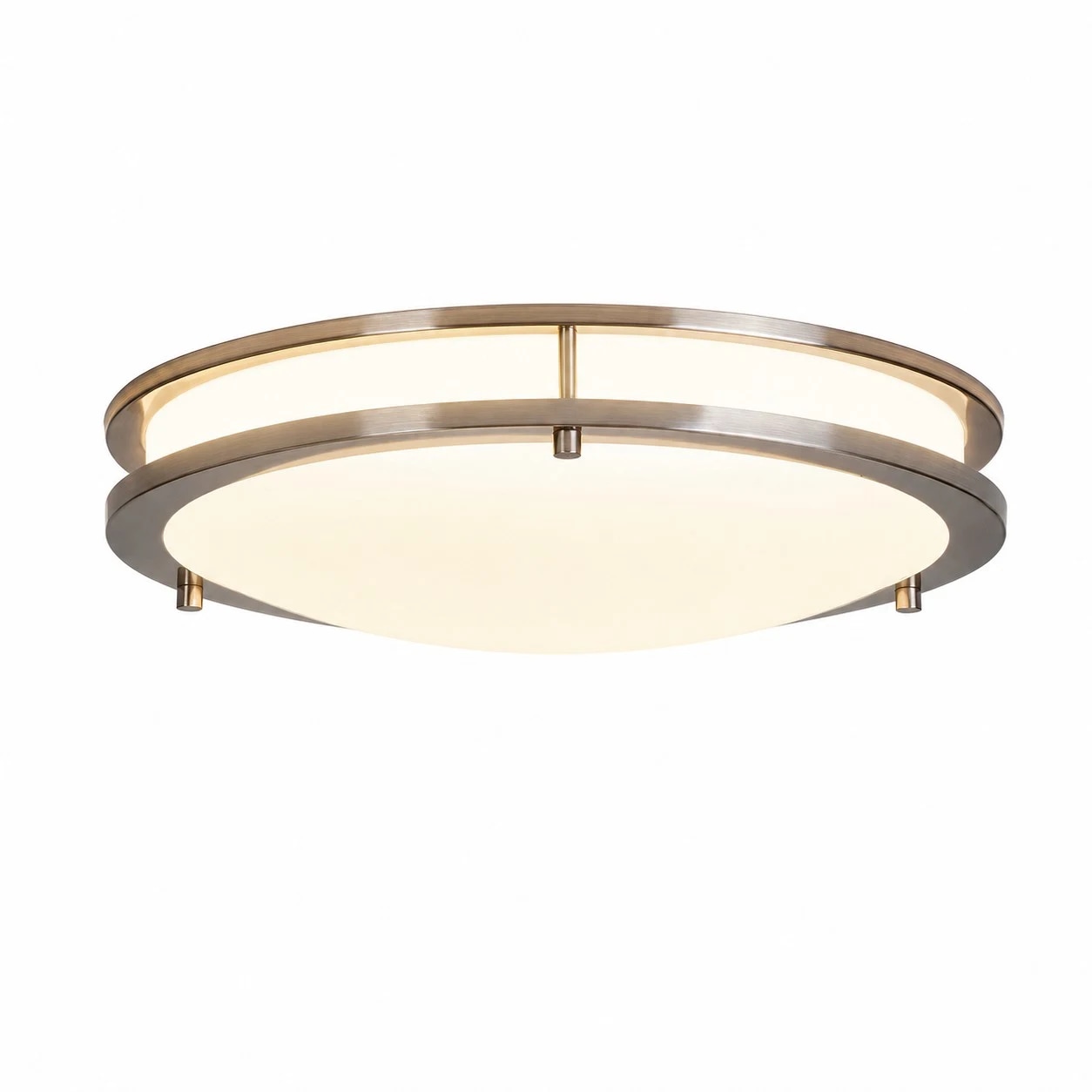 Brushed Nickel / 40 cm / Three-Color Light