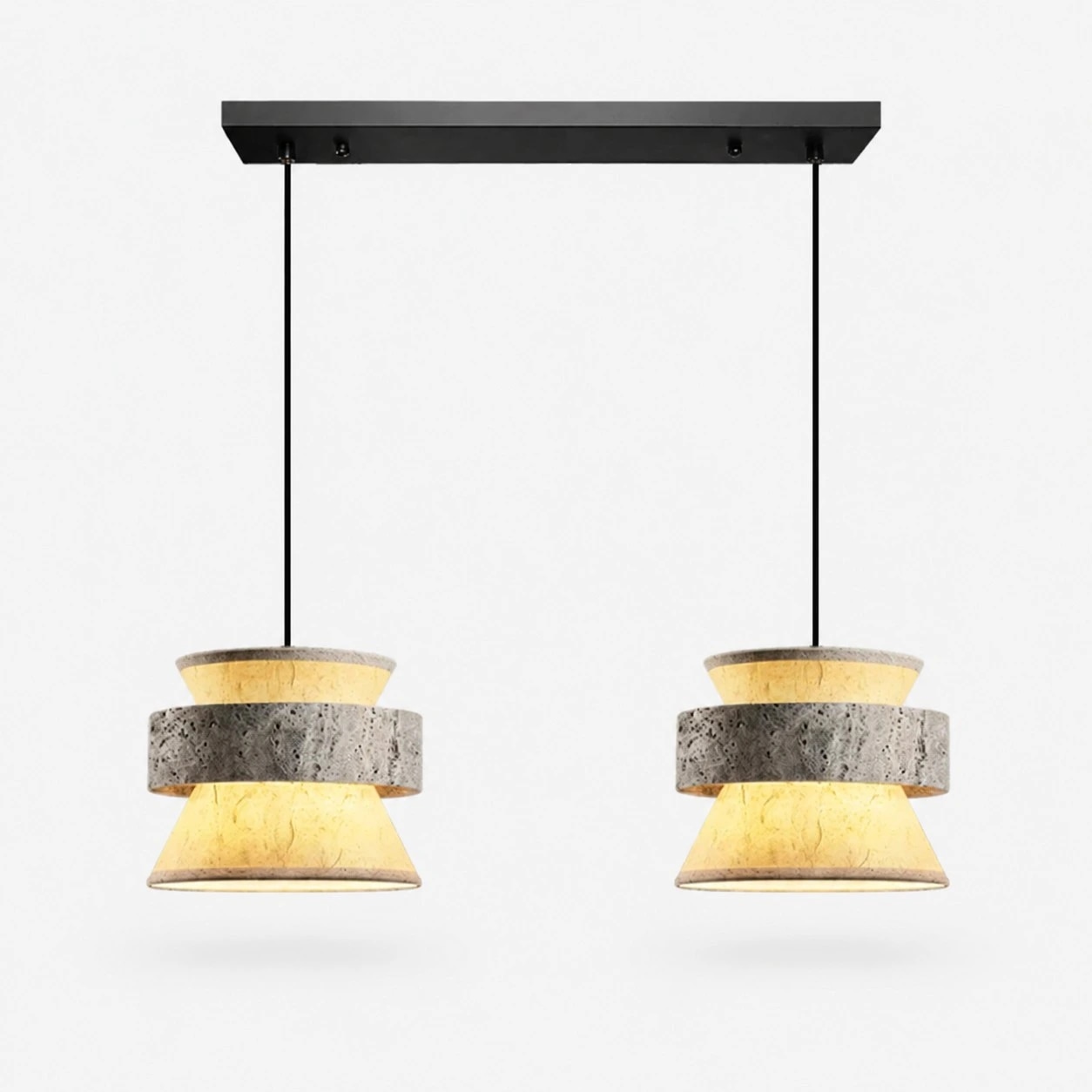 2-Head Linear 60 cm / 23.6 in pendant style