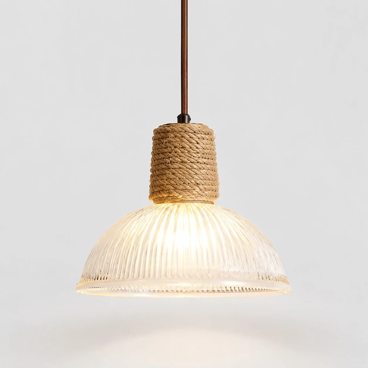 Style D dome glass pendant