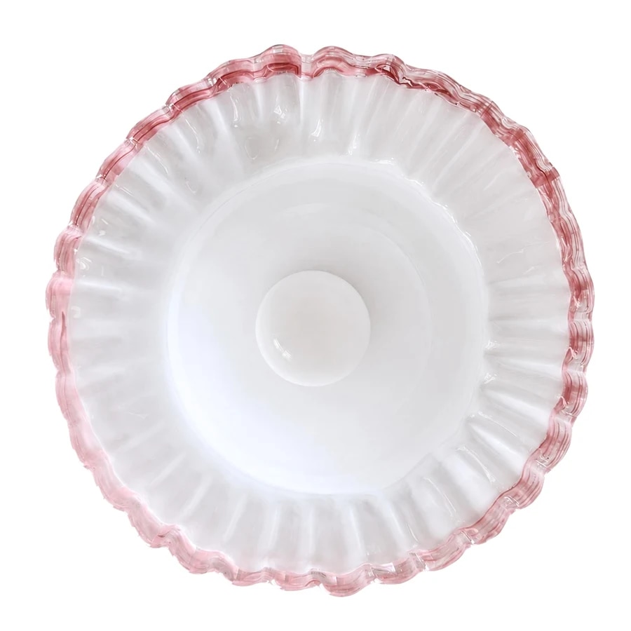 Ruffled Glass Edge