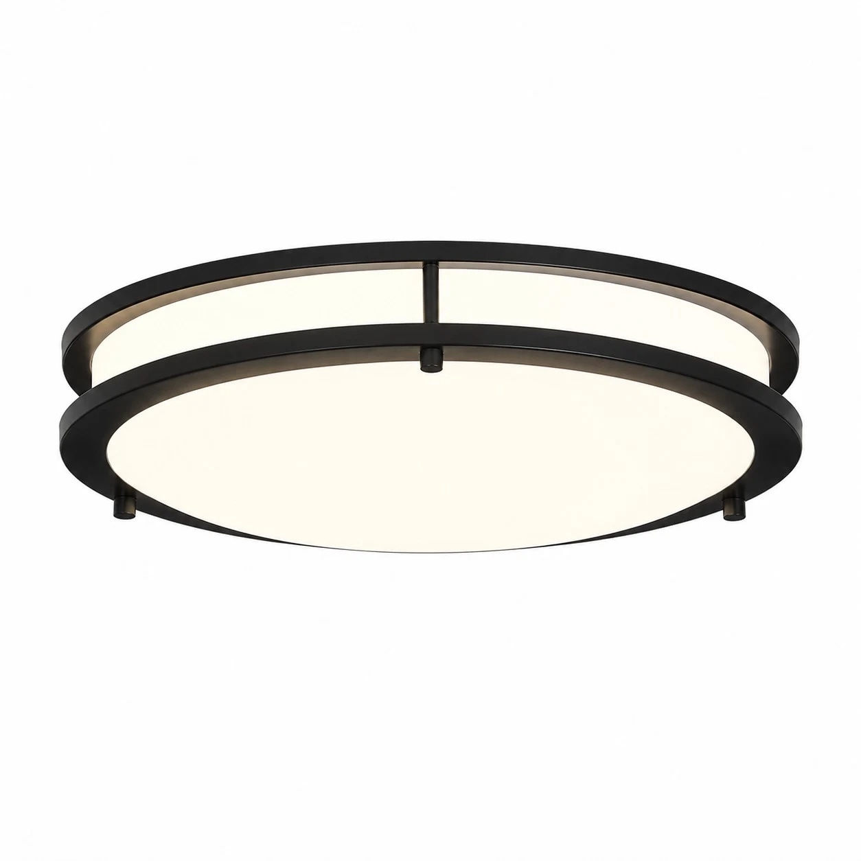 Matte Black / 40 cm / Three-Color Light