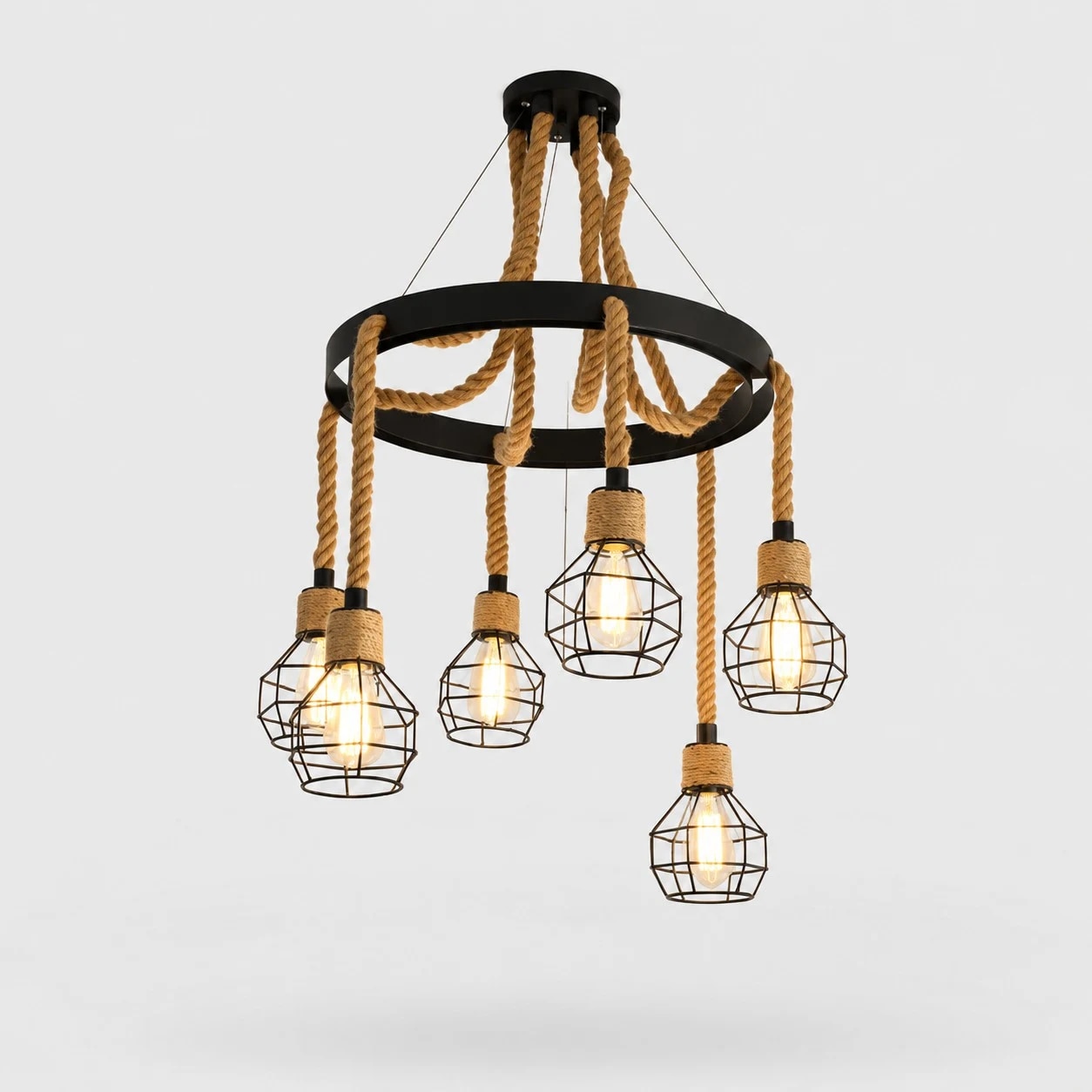 8117-D6 · Series: Openwork · Heads: 6 · Dimensions: D 26.8" / 68 cm