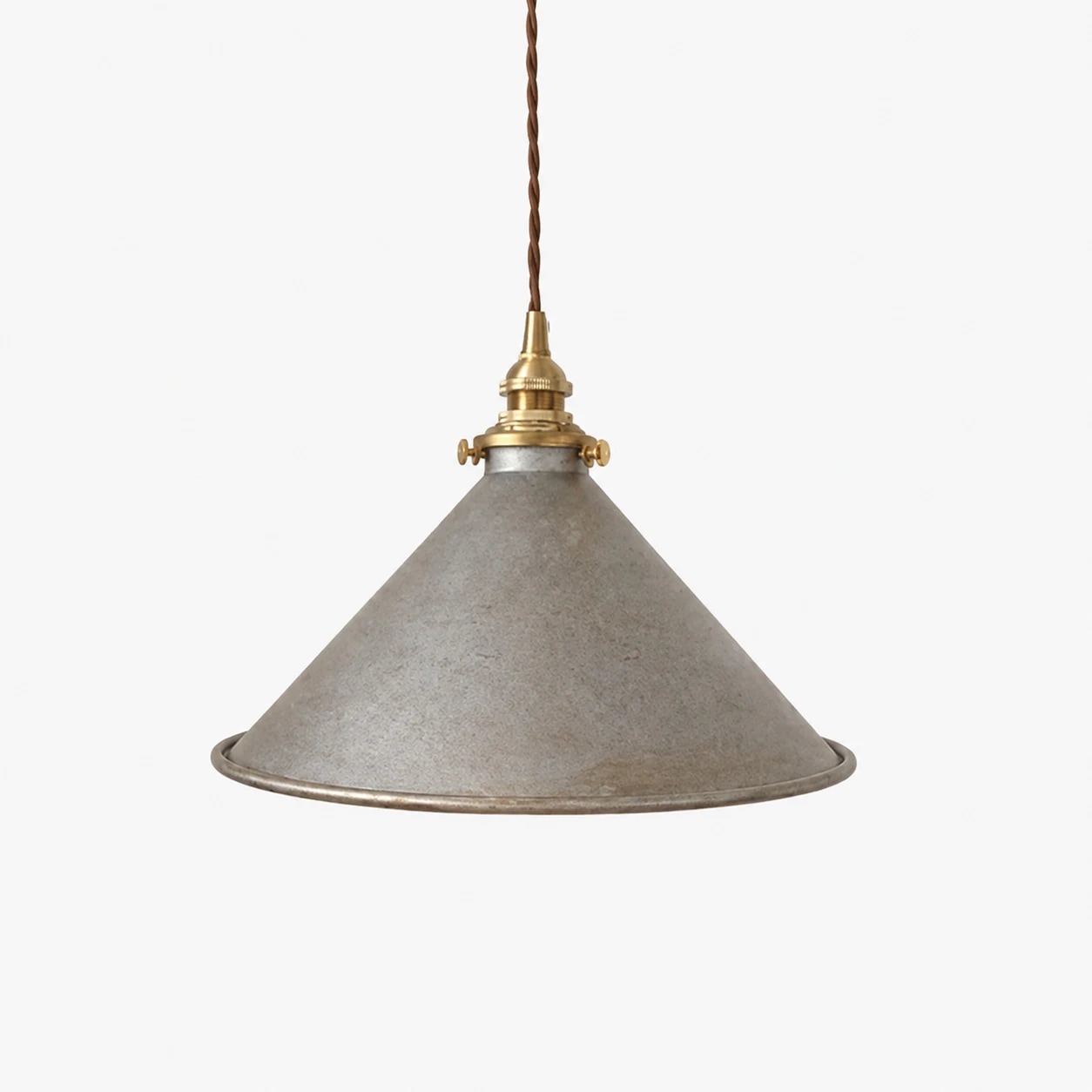 Iron Silver Cone pendant lamp