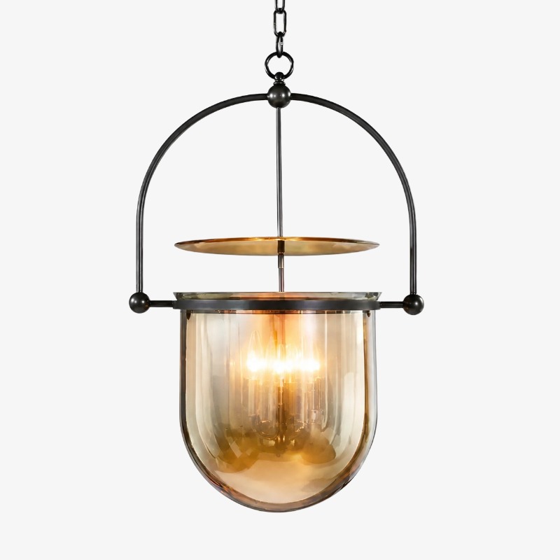 Small · Clear Glass · Brass Hardware