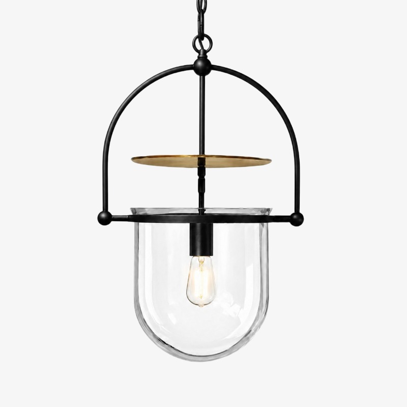 Small · Clear Glass · Black Hardware