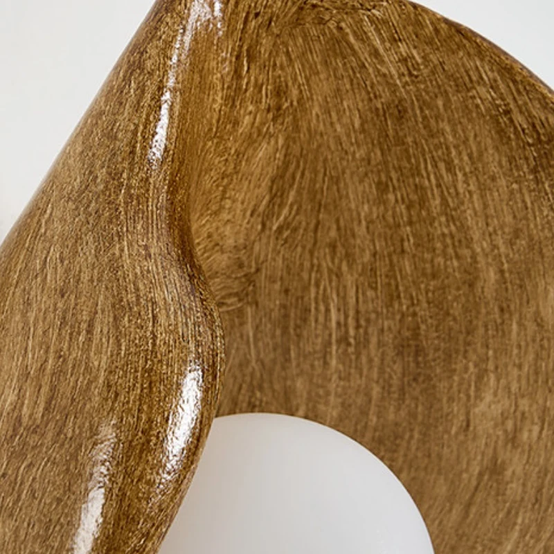 Detail einer großen Wandleuchte aus Kunstharz 2