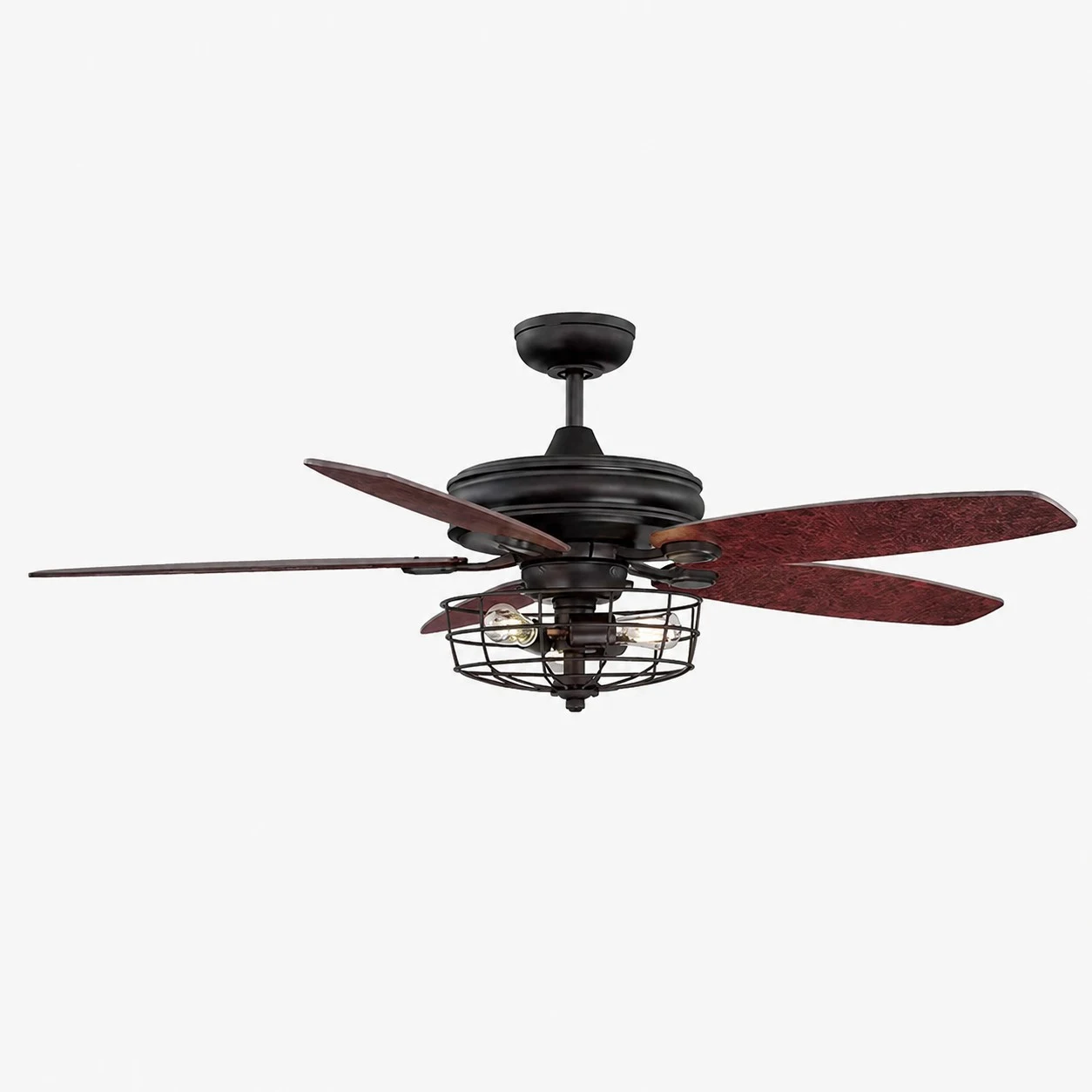 Zwarte, donkerhouten messen met draadkooi / 107 cm / 42″