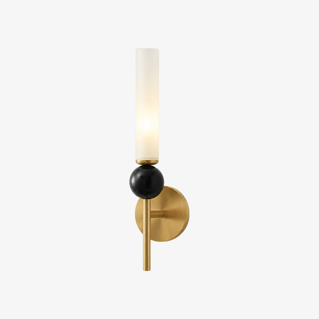 B small brass wall sconce