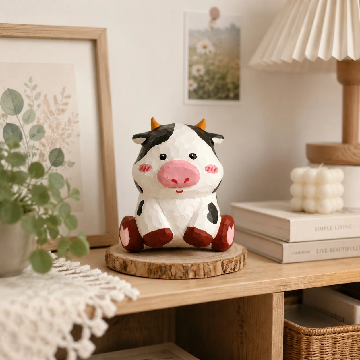 Handgesneden houten dierenbeeldjes