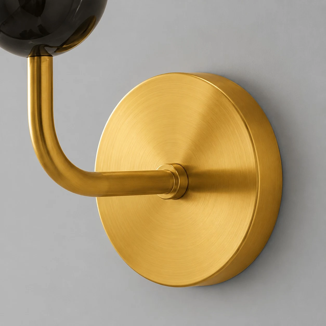 Brass backplate detail
