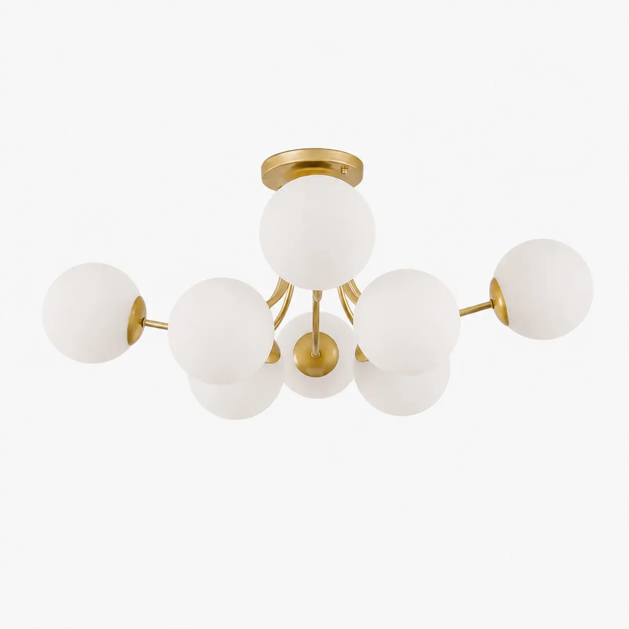 8 heads gold ceiling light