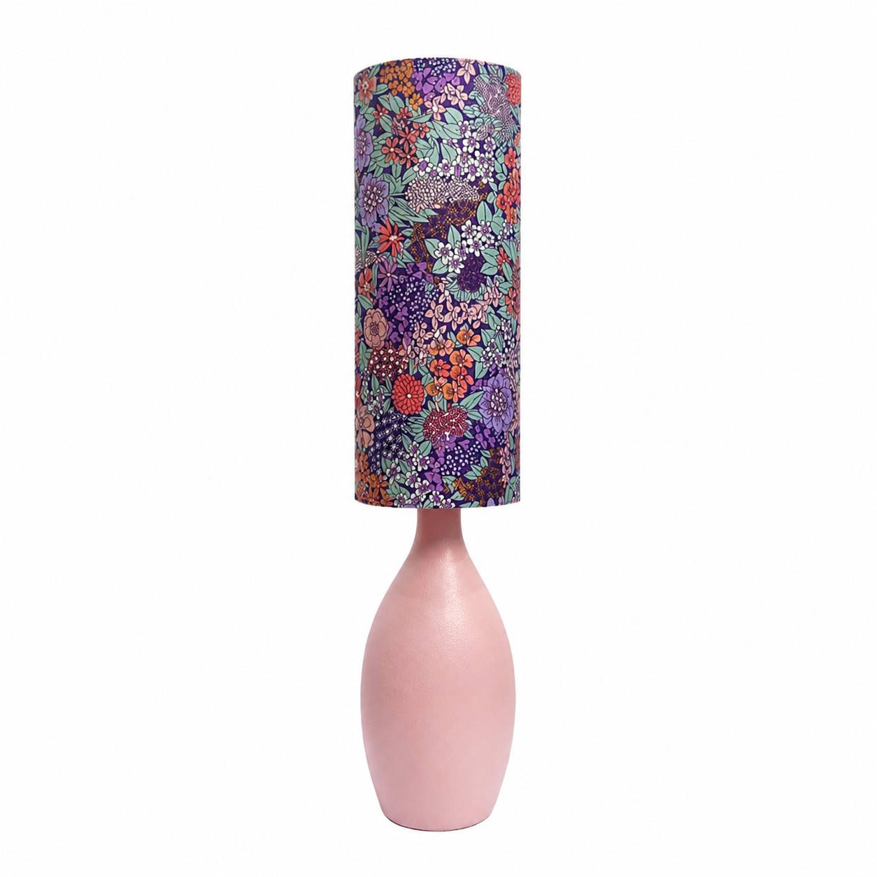 Floral garden Liberty fabric ceramic table lamp