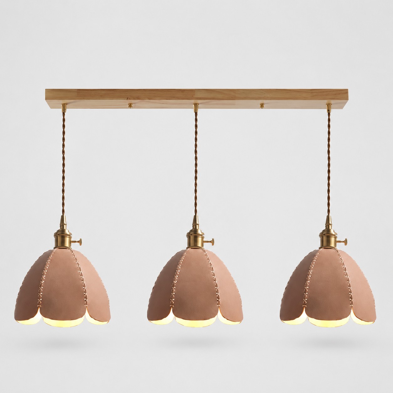 3-Light Linear Pendant / Natural