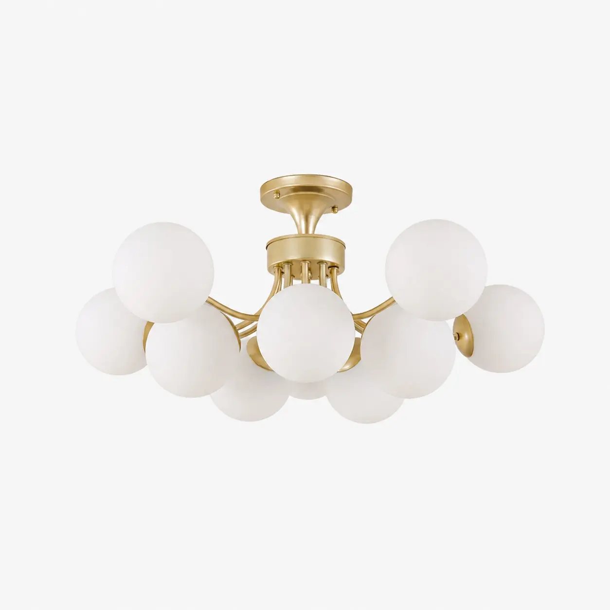 10 heads gold ceiling light