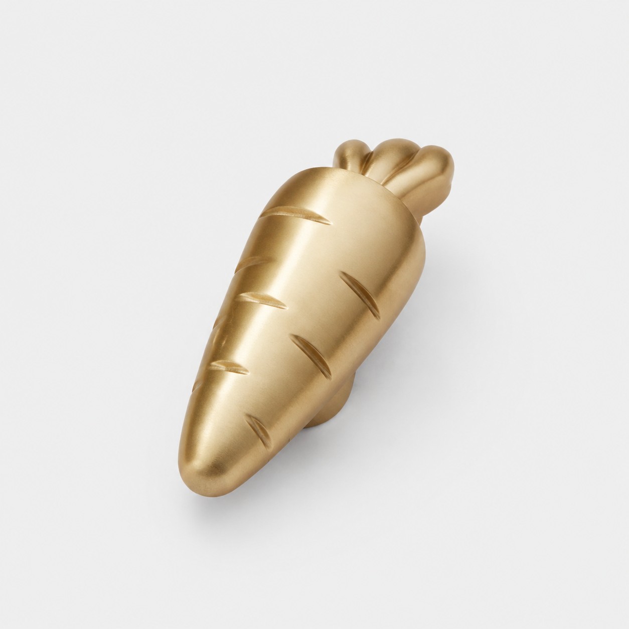 Brass / Carrot cabinet knob
