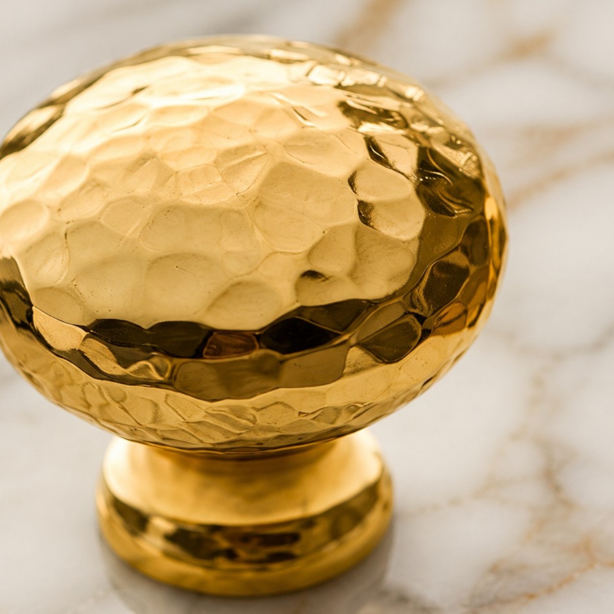 Rounded solid-brass form