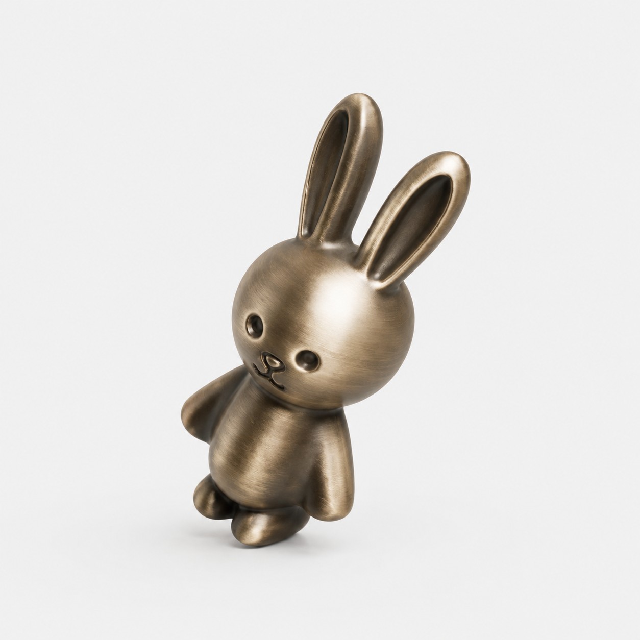 Antique Brass / Rabbit cabinet knob