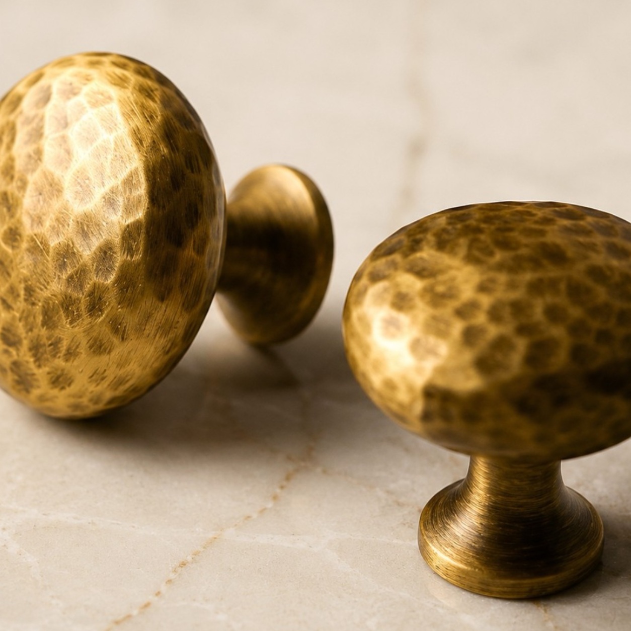 Hand-hammered texture