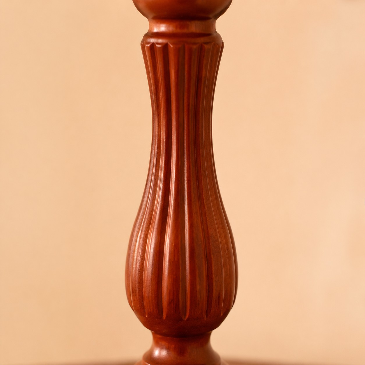 Gesneden houten steel