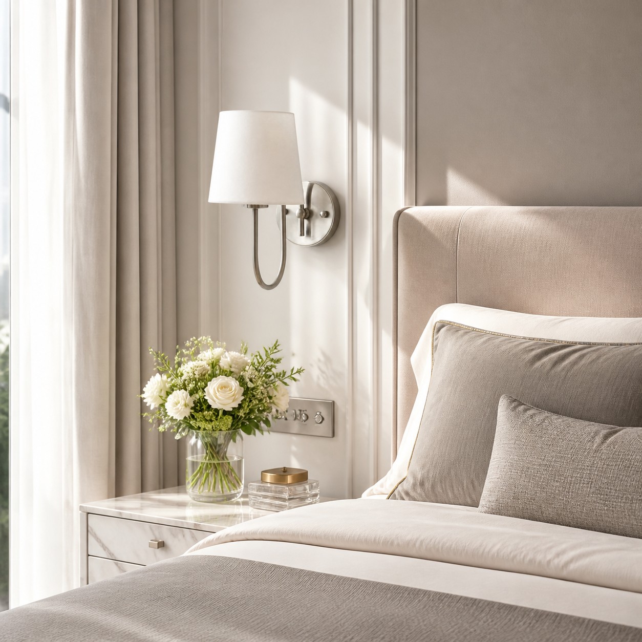 Ein ruhiger Akzent für Schlafzimmer, Eingangsbereiche und Leseecken.