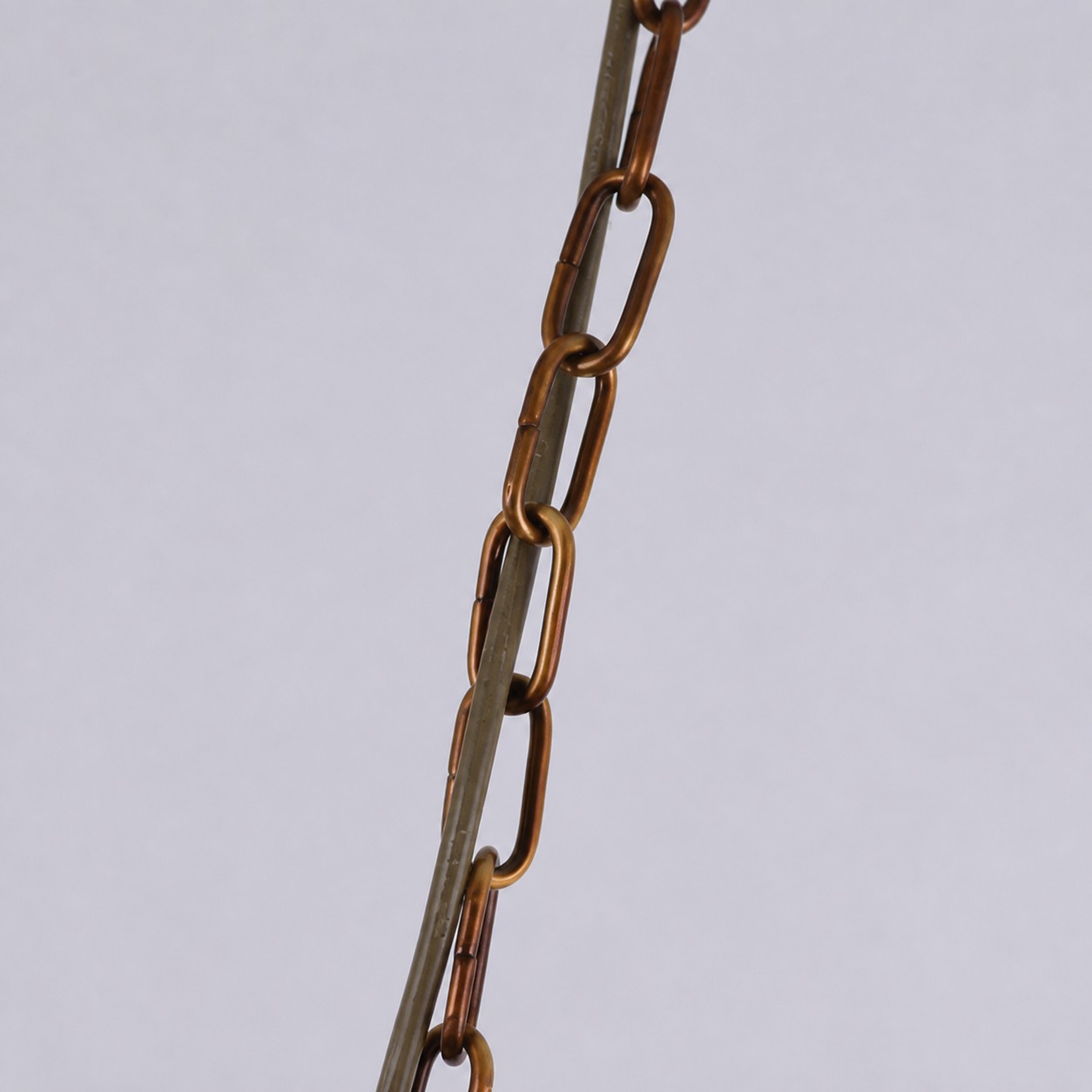 Brass and Amber Glass Mini Pendant Light detail 2