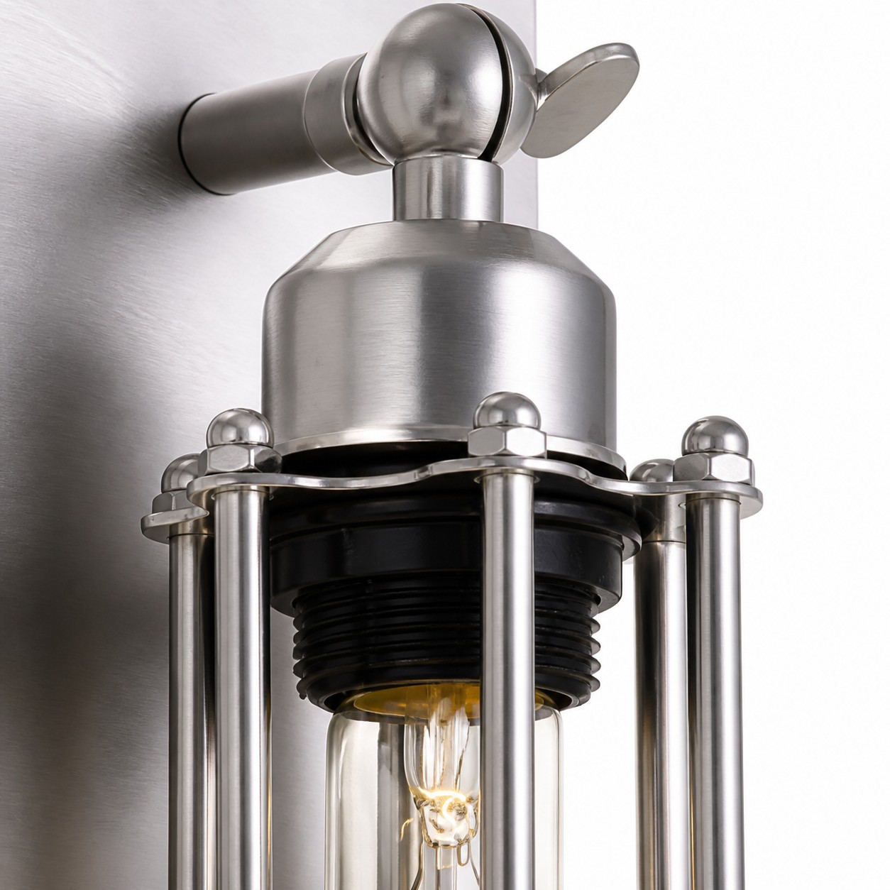 Top cap and wall-mount hardware
