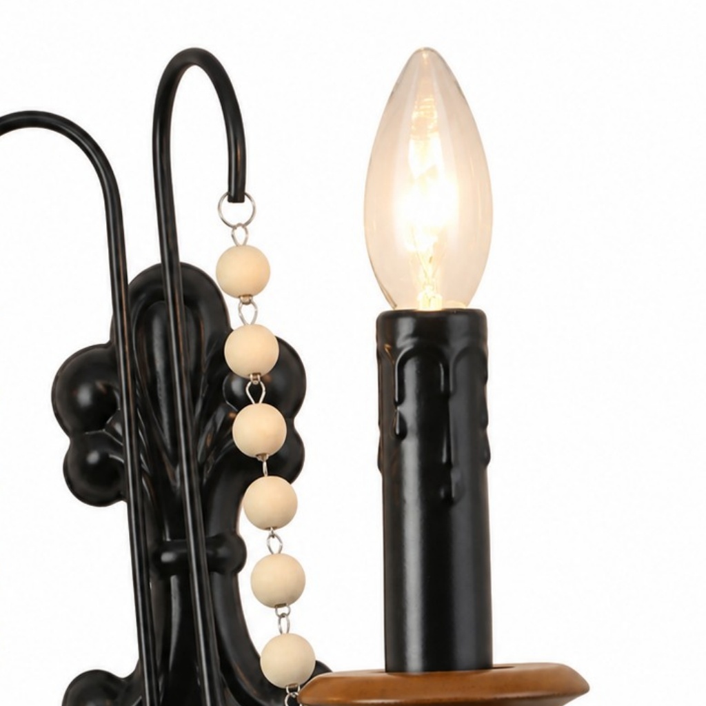 Vintage candlelight with charming bead details