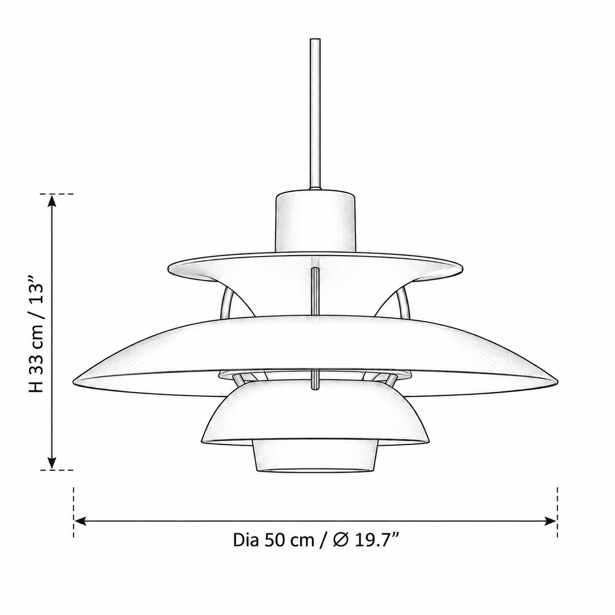 50 cm / 19,7
