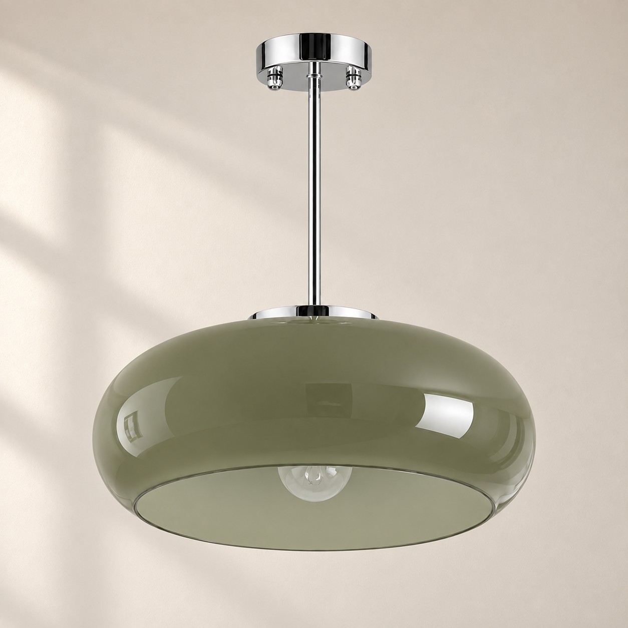 Bauvia Chrome + Green finish, 28 cm / 11&Prime; &middot; Style A