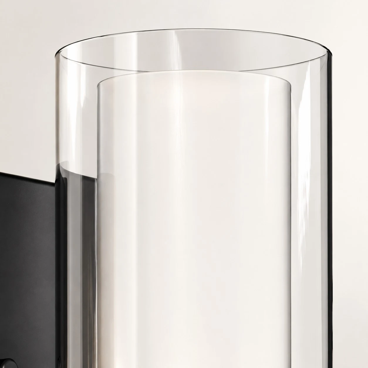 Doppelte Glasschirme