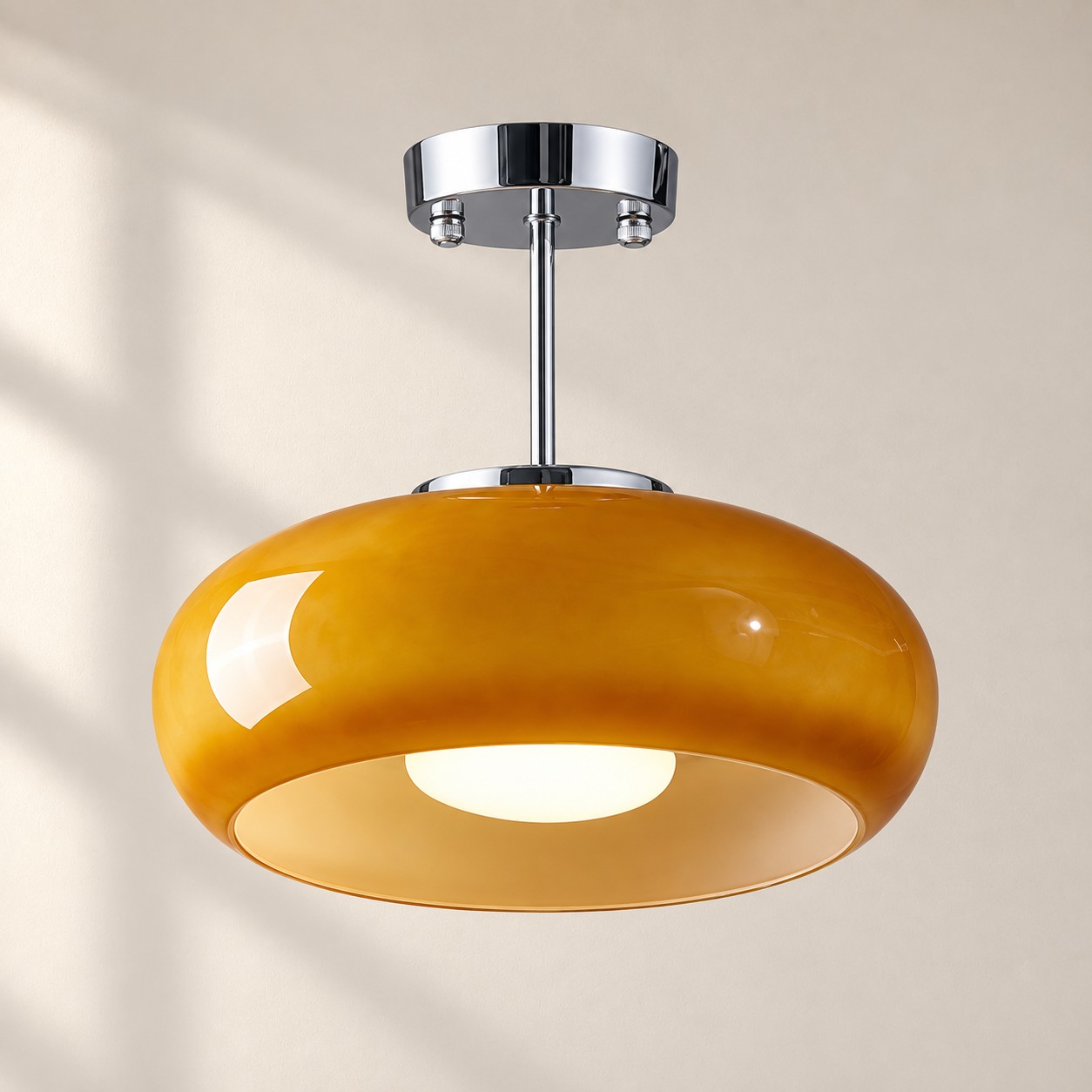 Bauvia Chrome + Orange finish, 28 cm / 11&Prime; &middot; Style A