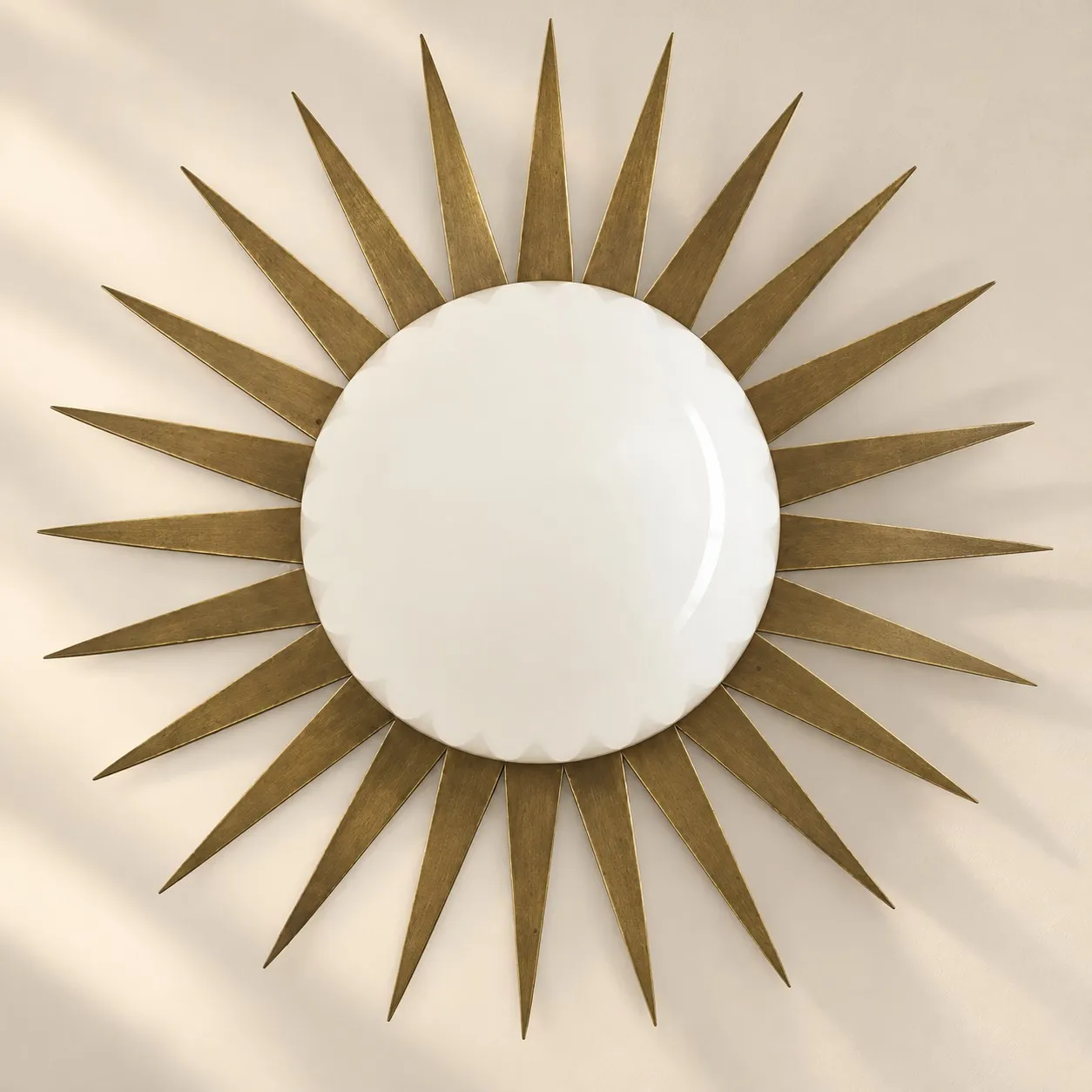 Moderne wandlamp voor de hal in detail